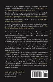 The John Lardner Reader: A Press Box Legend's Classic Sportswriting