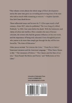 To Criticize the Critic and Other Writings