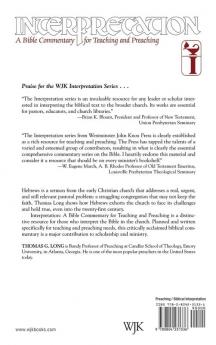 Hebrews: Interpretation (Interpretation: A Bible Commentary)