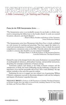 Ecclesiastes: Interpretation (Interpretation: A Bible Commentary)