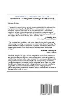 Professional Writing in Context