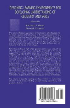 Designing Learning Environments for Developing Understanding of Geometry and Space