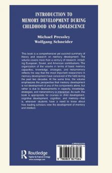 Introduction to Memory Development During Childhood and Adolescence