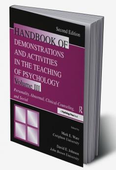 Handbook of Demonstrations and Activities in the Teaching of Psychology