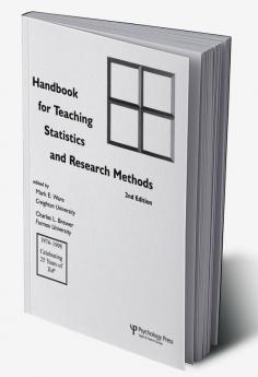 Handbook for Teaching Statistics and Research Methods