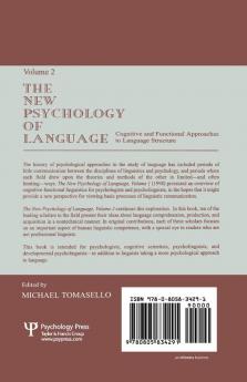 New Psychology of Language