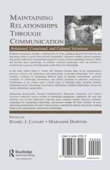 Maintaining Relationships Through Communication