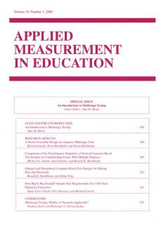 Introduction To Multistage Testing Ame V19#3