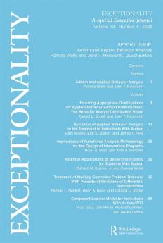 Autism and Applied Behavior Analysis