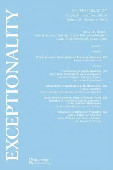 Critical Issues in Training Special Education Teachers