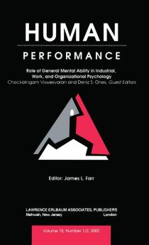 Role of General Mental Ability in industrial Work and Organizational Psychology