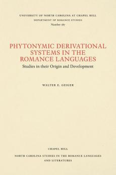 Phytonymic Derivational Systems in the Romance Languages