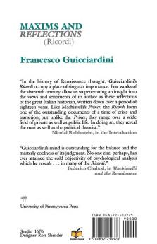 Maxims and Reflections (Ricordi)