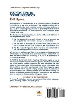 Foundations in Sociolinguistics: An Ethnographic Approach (Conduct and Communication)