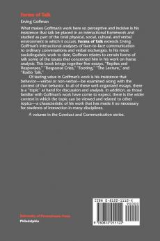 Forms of Talk (Conduct and Communication)