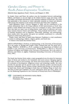 Gender Genre and Power in South Asian Expressive Traditions