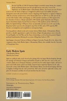 Modern Spain: A Documentary History