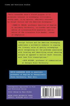 Script Culture and the American Screenplay