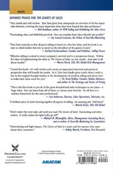 The Giants of Sales: What Dale Carnegie John Patterson Elmer Wheeler and Joe Girard Can Teach You About Real Sales Success