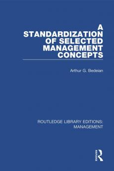 Standardization of Selected Management Concepts