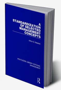 Standardization of Selected Management Concepts