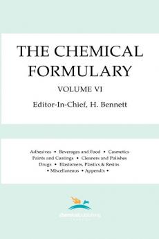 The Chemical Formulary Volume 6: Volume 6