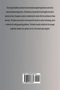 Cement Manufacturer's Handbook