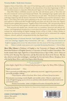 Anglophone Poetry in Colonial India 1780-1913