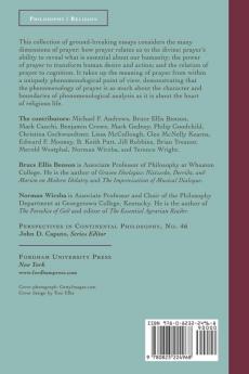 Phenomenology of Prayer