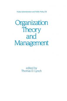 Organization Theory and Management