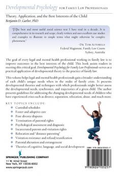 Developmental Psychology for Family Law Professionals