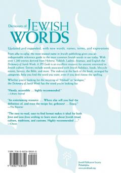 Dictionary of Jewish Words (A JPS Guide)