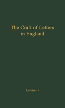 The Craft of Letters in England: a Symposium