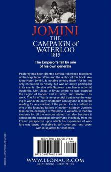 The Campaign of Waterloo 1815