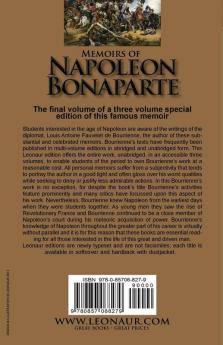 Memoirs of Napoleon Bonaparte
