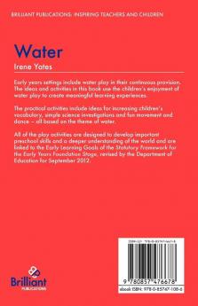 Water: Activities for 3-5 Year Olds - 2nd Edition