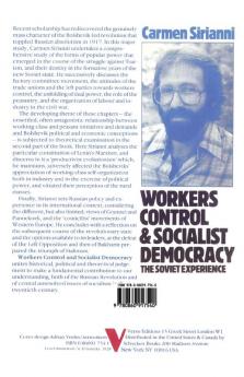 Workers Control and Socialist Democracy