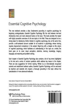 Essential Cognitive Psychology