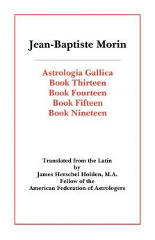 Astrologia Gallica Books 13 14 15 19