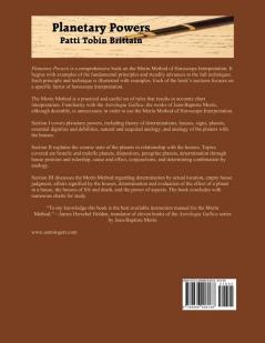Planetary Powers: The Morin Method