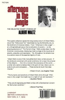 Afternoon In The Jungle: Selected Short Stories: The Selected Short Stories of Albert Maltz