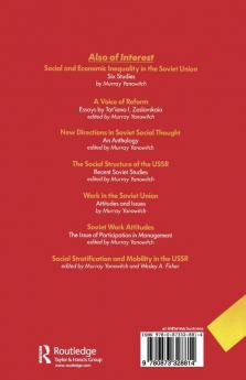 Controversies in Soviet Social Thought
