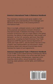 America's International Trade: A Reference Handbook (Contemporary World Issues)