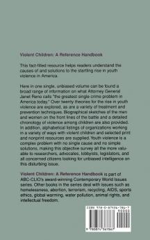 Violent Children: A Reference Handbook (Contemporary World Issues)