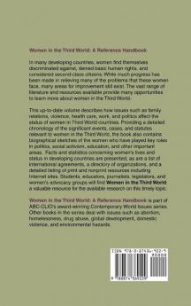 Women in the Third World: A Reference Handbook (Contemporary World Issues)