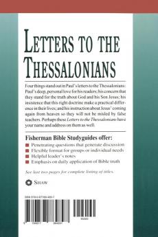 Letters to the Thessalonians: 8 Studies (Fisherman Bible Studyguide)