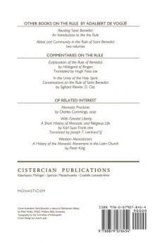 Rule of Saint Benedict Volume 54