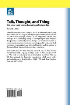 Talk Thought and Thing