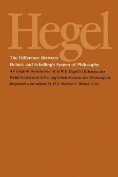 The Difference Between Fichte's and Schelling's System of Philosophy