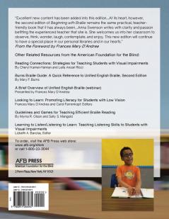 Beginning with Braille: Firsthand Experiences with a Balanced Approach to Literacy